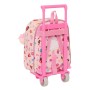 Mochila Escolar con Ruedas Princesses Disney Summer adventures Rosa 22 x 27 x 10 cm