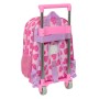 Cartable à roulettes Barbie Love Rose 26 x 34 x 11 cm