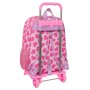 Mochila Escolar con Ruedas Barbie Love Rosa 33 x 42 x 14 cm