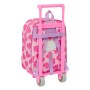 Mochila Escolar con Ruedas Barbie Love Rosa 22 x 27 x 10 cm