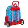 Mochila Escolar con Ruedas Mickey Mouse Clubhouse Fantastic Azul Rojo 33 x 42 x 14 cm