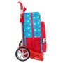 Cartable à roulettes Mickey Mouse Clubhouse Fantastic Bleu Rouge 33 x 42 x 14 cm