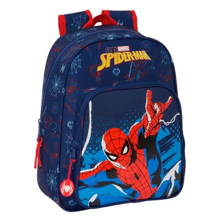 Cartable Spider-Man Neon Blue marine 27 x 33 x 10 cm