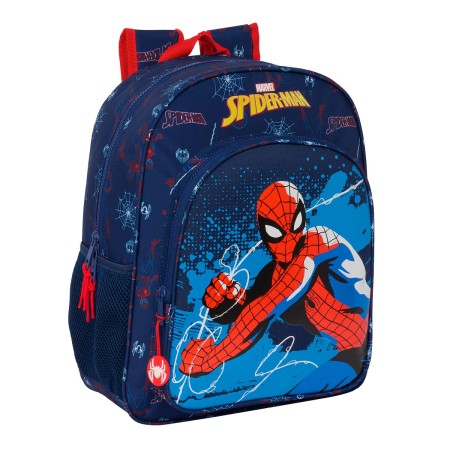 Cartable Spider-Man Neon Blue marine 32 X 38 X 12 cm