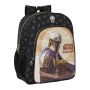 Mochila Escolar The Mandalorian This is the way Negro 32 X 38 X 12 cm