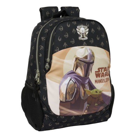 Mochila Escolar The Mandalorian This is the way Negro 32 x 44 x 16 cm