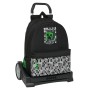 Mochila Escolar con Ruedas Minecraft Negro Verde Gris 30 x 46 x 14 cm