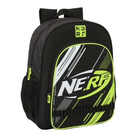 Mochila Escolar Nerf Get ready Negro 32 X 38 X 12 cm