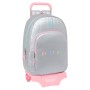 Cartable à roulettes Benetton Silver Rembourré Argenté 30 x 46 x 14 cm