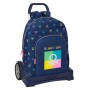 Cartable à roulettes Benetton Cool Blue marine 30 x 46 x 14 cm