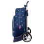 Cartable à roulettes Benetton Cool Blue marine 30 x 46 x 14 cm