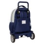 Cartable à roulettes Benetton Varsity Gris Blue marine 33 X 45 X 22 cm