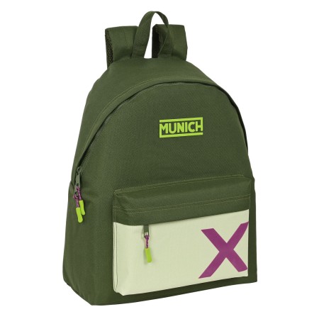 Mochila Escolar Munich Bright khaki Verde 33 x 42 x 15 cm