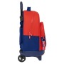 Mochila Escolar con Ruedas Atlético Madrid Azul Rojo 33 X 45 X 22 cm