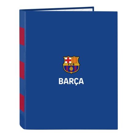 Carpeta de anillas F.C. Barcelona Azul Granate A4 26.5 x 33 x 4 cm