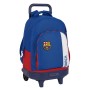 Mochila Escolar con Ruedas F.C. Barcelona Azul Granate 33 X 45 X 22 cm