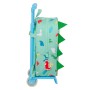 Mochila Escolar con Ruedas Peppa Pig Verde 22 x 27 x 10 cm