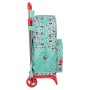 Mochila Escolar con Ruedas Hello Kitty Sea lovers Turquesa 33 x 42 x 14 cm