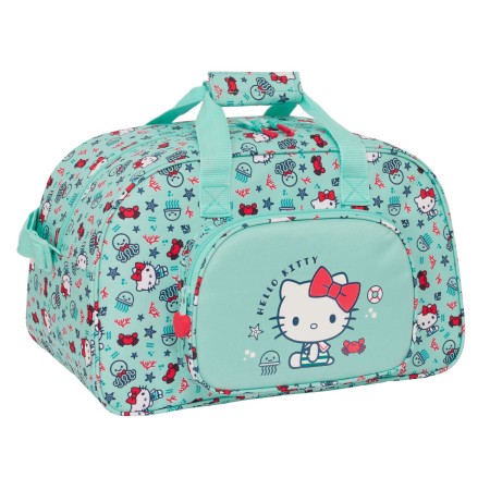 Sac de sport Hello Kitty Sea lovers Turquoise 40 x 24 x 23 cm