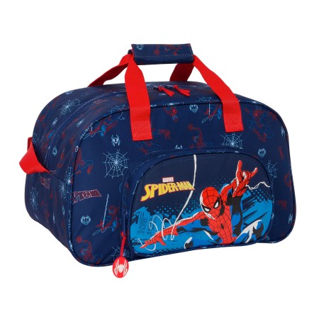 Bolsa de Deporte Spider-Man Neon Azul marino 40 x 24 x 23 cm