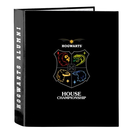 Reliure à anneaux Harry Potter House of champions Noir Gris A4 27 x 33 x 6 cm