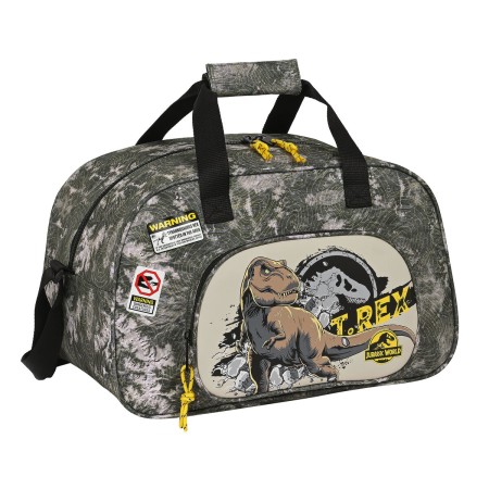 Bolsa de Deporte Jurassic World Warning Gris 40 x 24 x 23 cm