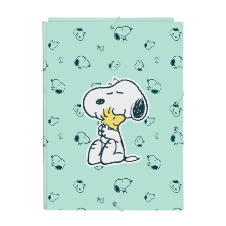 Dossier Snoopy Groovy Vert A4