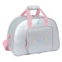 Bolsa de Deporte Benetton Silver Acolchado Plateado 48 x 33 x 21 cm