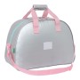 Bolsa de Deporte Benetton Silver Acolchado Plateado 48 x 33 x 21 cm