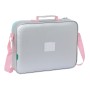 Cartable d'école Benetton Silver Rembourré Argenté 38 x 28 x 6 cm