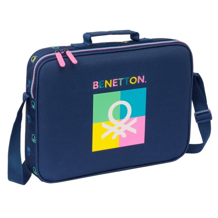 Cartable d'école Benetton Cool Blue marine 38 x 28 x 6 cm