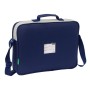 Cartable d'école Benetton Varsity Gris Blue marine 38 x 28 x 6 cm