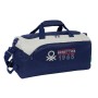 Sac de sport Benetton Varsity Gris Blue marine 50 x 25 x 25 cm