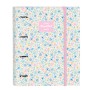 Reliure à anneaux BlackFit8 Blossom Multicouleur 27 x 32 x 3.5 cm