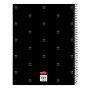 Libreta Safta California Negro A4 120 Hojas