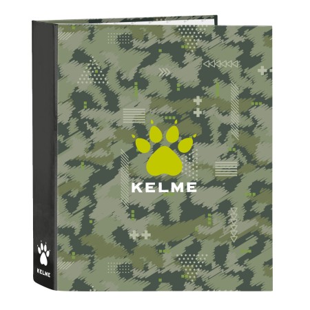 Carpeta de anillas Kelme Travel Negro Verde A4 27 x 33 x 6 cm