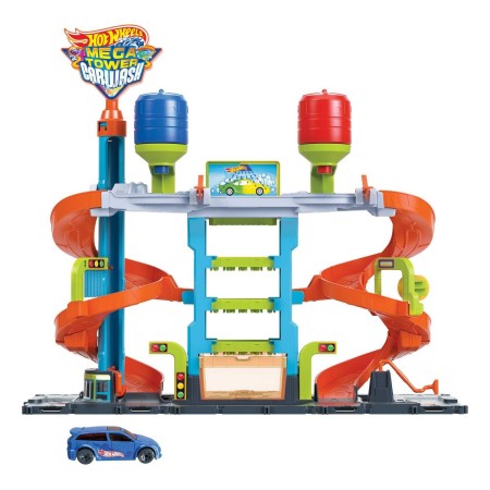 Centre d'activités Hot Wheels Mega Tower Carwash 41,55 x 51,77 cm