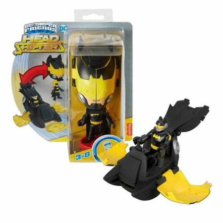 Figurine d’action DC Comics Head Shifters Super Friends Imaginext Véhicule Convertible