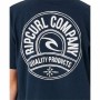 T shirt à manches courtes Enfant Rip Curl Stapler Blue marine