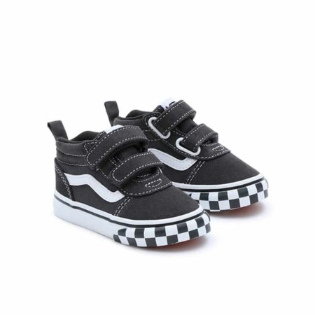 Chaussures casual enfant Vans Ward Mid V TD Check Bumper Noir