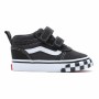 Chaussures casual enfant Vans Ward Mid V TD Check Bumper Noir