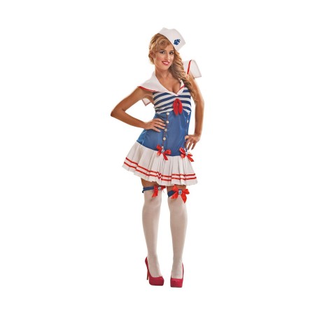Déguisement pour Adultes My Other Me Bleu Femme Matelot Taille M/L