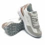 Zapatillas Casual de Mujer Mustang Attitude Gris Blanco