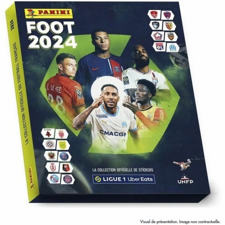 Set de cromos Panini LIGUE 1 Uber Eats Foot 2024 (FR) 22 Sobres