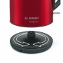 Bouilloire BOSCH TWK3P424 Rouge Rouge/Noir Acier inoxydable 2400 W 1,7 L