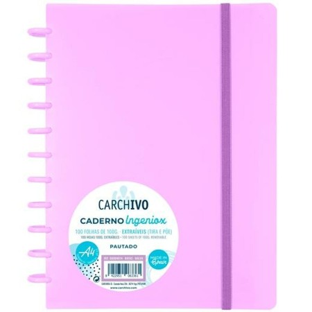 Cuaderno Carchivo Ingeniox Malva A4 100 Hojas