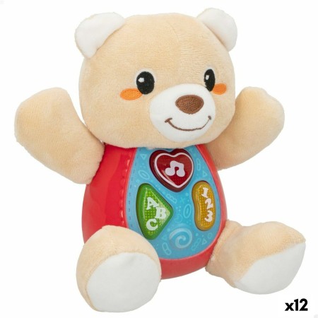 Peluche con Sonido Winfun Oso 16,5 x 18 x 11,5 cm (12 Unidades)