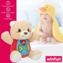 Peluche con Sonido Winfun Oso 16,5 x 18 x 11,5 cm (12 Unidades)