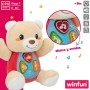 Peluche con Sonido Winfun Oso 16,5 x 18 x 11,5 cm (12 Unidades)