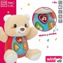 Peluche con Sonido Winfun Oso 16,5 x 18 x 11,5 cm (12 Unidades)